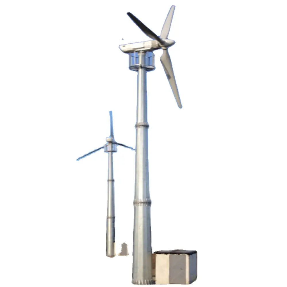 20KW Pitch control Wind Turbines Generator HORIZONTAL hydraulic tower or FREE Standing CE with High Efficiency on grid Inverter