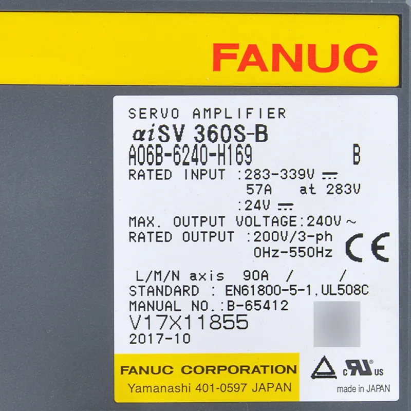 A06B-6240-H169ขยาย Fanuc