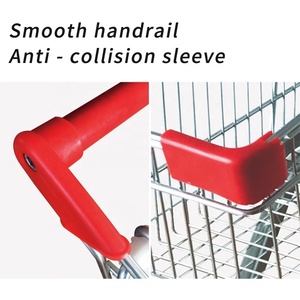 Carrefour Heavy-Duty siêu thị mua sắm giỏ hàng với bốn bánh xe tiện ích lưới sắt thiết kế tuyệt vời giá trị cho tiền - Product Image 6