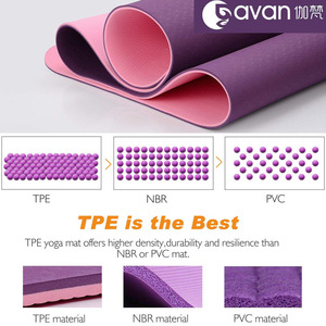 GYCO เสื่อโยคะออกกำลังกาย TPE สองด้านพิลาทิสและการออกกำลังกายอื่นๆ - Product Image 3