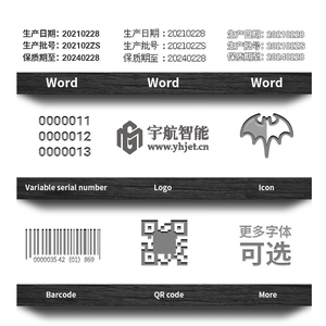 Impresora de inyección de tinta de mano portátil Tinta de secado rápido de caracteres grandes de 100mm para codificación de lote de logotipo de texto en cualquier superficie - Product Image 3