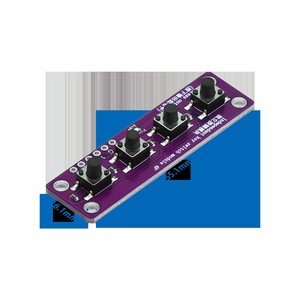 Touch four button switch module compatible with <strong>Arduino</strong> development board sensor Raspberry PI 51 MCU suite