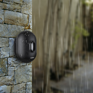 Kerui alarme doméstico sem fio à prova d' água, <span class=keywords><strong>sensor</strong></span> de movimento pir, detector de direção, garagem