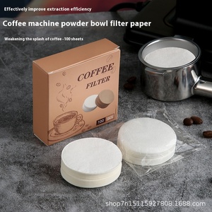 Coffee <strong>Filter</strong> Papers Pulp Espresso Machine <strong>Filters</strong> with Excellent Permeability - Compatible Barista Coffee Machines 51/54/<strong>58mm</strong> - Product Image 2