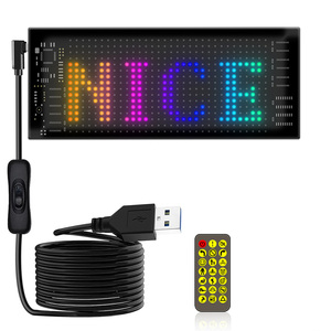 32*16 <strong>LED</strong> Display Screen Matrix Pixel Panel USB Car Soft Advertising <strong>LED</strong> Screen for Vehicle Advertising - Product Image 1