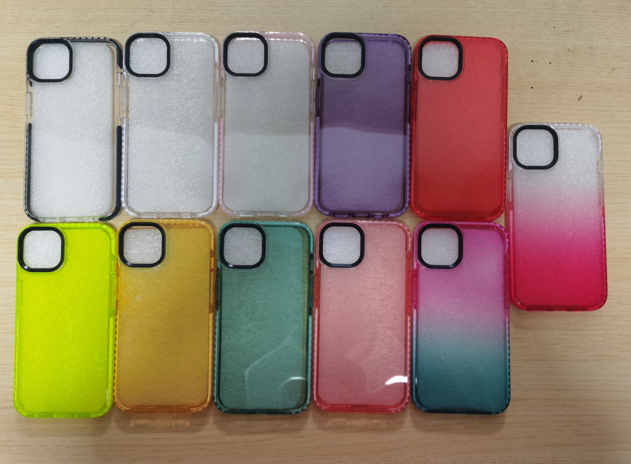 Funda de TPE suave con borde de 08 colores