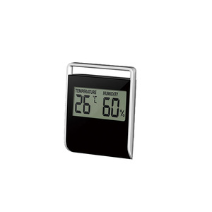Termómetro digital higrómetro temperatura humedad Monitor Reloj de pared sensor inalámbrico alarma comodidad mini termómetro de coche - Product Image 1