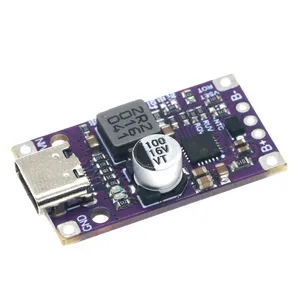 USB Type-C 2-3S BMS 15W 3.7V โมดูลเพิ่มการชาร์จแบตเตอรี่ลิเธียมแบบสมดุลรองรับไฟแสดงสถานะการชาร์จเร็ว QC ด้วย PCB และ PCBA - Product Image 5