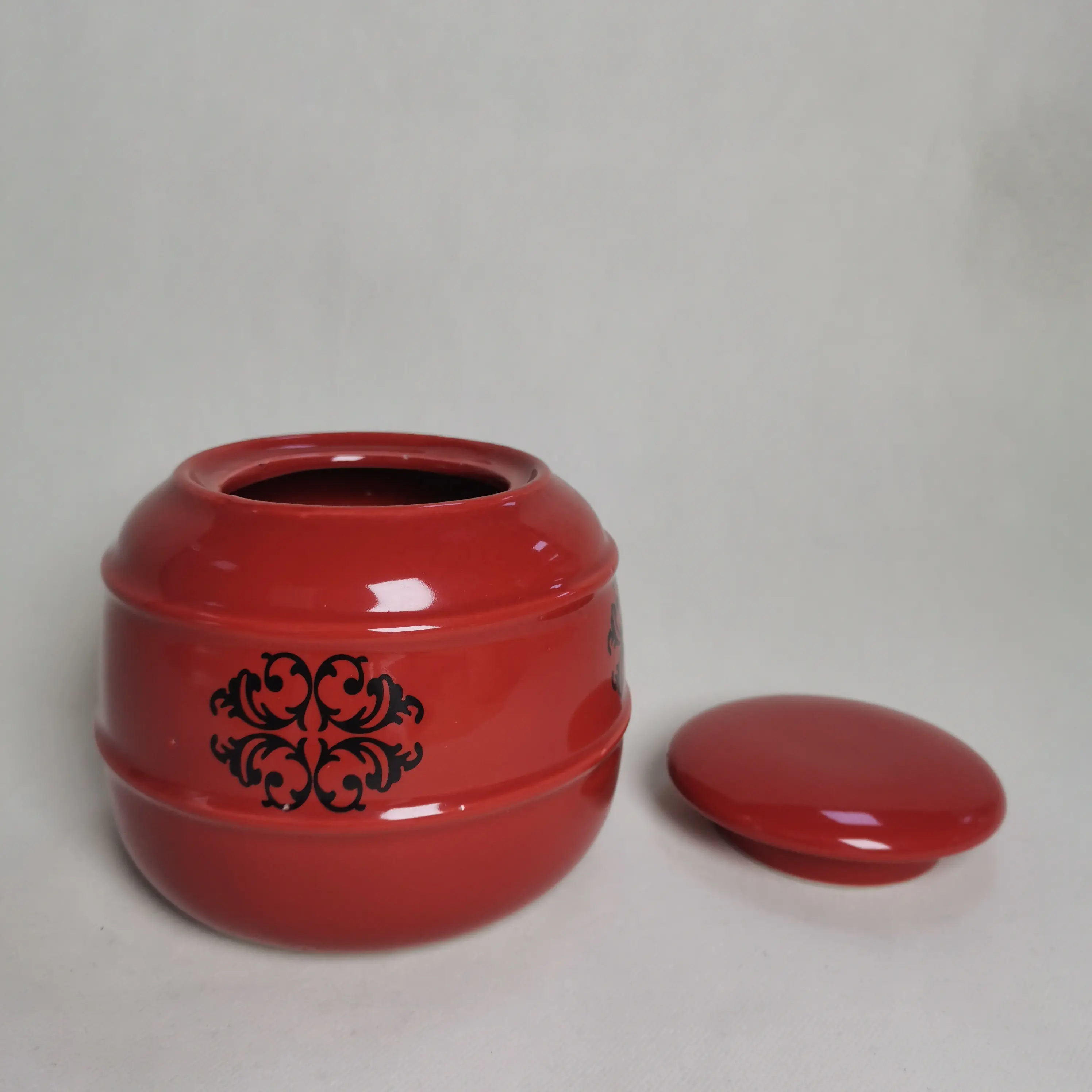Patrón de colores de cerámica urna de cremación para adultos