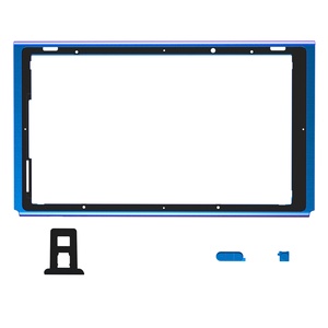 NS anahtarı denetleyicisi ana ön krom çerçeve plaka kabuk Nintendo anahtarı konsolu için - Product Image 1