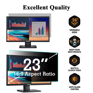 Factory Wholesale <strong>Multiple</strong> Sizes Privacy Filter Film Sheet Anti Glare Anti Spy Screen Protector for Widescreen <strong>Computer</strong> <strong>Monitor</strong> - Product Image 2