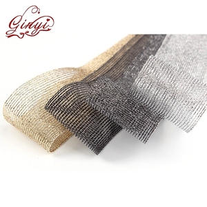 GINYI定制宽高品质金银聚装饰闪光圣诞网带有线树花环 - Product Image 3