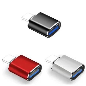 铝合金IOS OTG Famale USB 3.0适配器转换器数据sd卡u盘摄像头 - Product Image 2