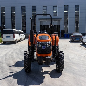中国4WD 45hp 60hp 90hp轮式农用拖拉机，带拖拉机农业犁式拖拉机