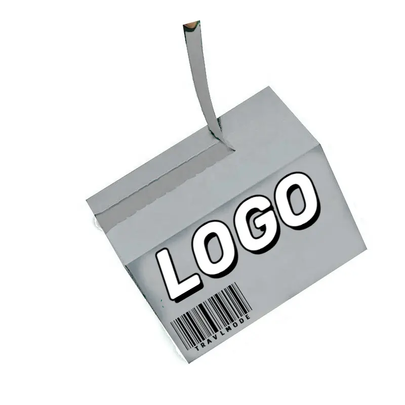 Groothandel E-Commerce Gegolfd Papier Verpakking Mailer Box Tear-Off Strip Kartonnen Doos Met Aangepaste Logo