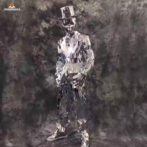 Chất lượng cao đầy đủ màu sắc RGB găng tay <span class=keywords><strong>laser</strong></span> mặc Robot phù hợp cho sân khấu trình diễn Halloween trang phục khiêu vũ phát sáng giáng sinh tốt nghiệp - Product Image 4