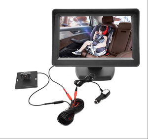 Producto popular Pantalla LCD a color TFT de 4,3 pulgadas Cámara de visión trasera de coche con monitor Monitor de pantalla LCD de coche de bebé