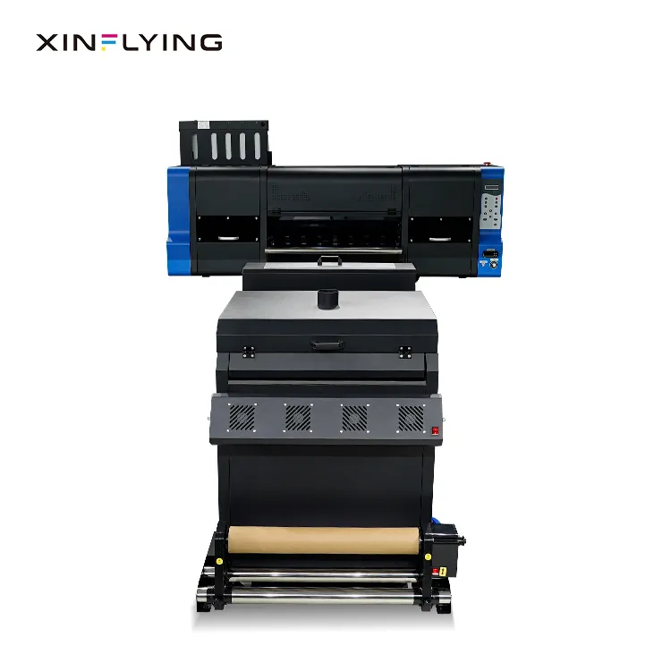 Impresora ancha dtf de 60cm, máquina de impresión de logotipo fácil de operar en camisetas