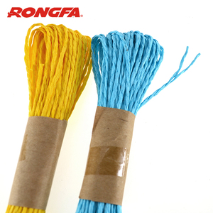 Cinta de rafia de papel trenzado para envolver regalos, hilo de alta calidad de 2 colores - Product Image 5