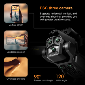 K10max 4KHD Obstacle Avoidance 15 <strong>Minute</strong> Flight Optical Flow Electric Adjustment Remote Control Three Camera Entry-level Drone - Product Image 3