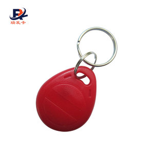 China factory Access Control Card 125khz EM4100 RFID Keyfob Black Token Key Tag per sistema di controllo accessi - Product Image 3