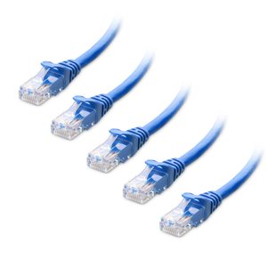 SYONG yüksek hızlı veri transferi kedi 6 Ethernet LAN yama kablosu UTP CCA mavi PVC ceket ile 1m 3m 5m 10m 20m 50m ağ için - Product Image 1