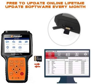 Lettore di codice Scanner FOXWELL OBD2 strumento diagnostico OBD II SRS automobilistico e strumento di scansione spurgo freno ABS - Product Image 2