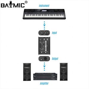 Professional <strong>Audio</strong> Converter Single Channel DI Box Passive DIRECT BOX Injection Musical Instrument Single Channel - Product Image 4