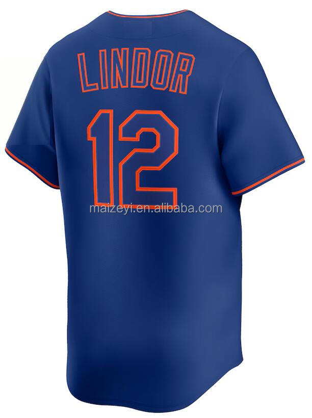 #12 Francisco Lindor Bleu Nouveau
