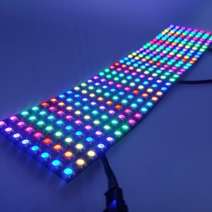 8x32 LED Display flessibile Bluetooth Smart APP controllo scorrimento testo modello animazione RGB LED Matrix Panel schermo Led flessibile