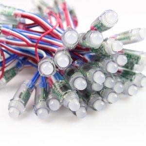 50個12mmワイヤーDC5VWS2811フルカラーLEDピクセルライトモジュールDC5V 12VIP68防水RGBデジタルLEDストリング - Product Image 2