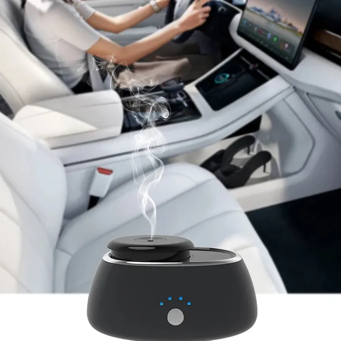 자동차 에센셜 오일 디퓨저 무선 자동차 공기 청정기 용 진동 모션 센서 자동 작동