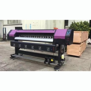KYJET新しい状態オリジナル2.6mエコソルベントプリンターXP600デジタル印刷機スリッパ中国広州からの大型プリンター - Product Image 2