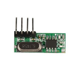 Módulo superheterodino de transmisor y receptor RF inalámbrico de 433MHz con interruptor de Control remoto de antena Kits Diy