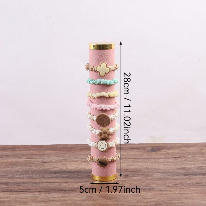 Pink double gold edge rack