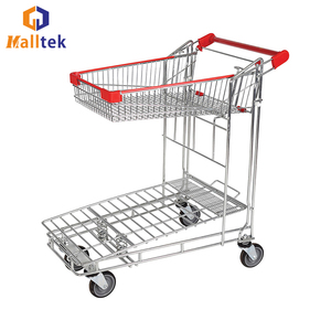 Складская двухслойная тележка для перевозки грузов - Product Image 1