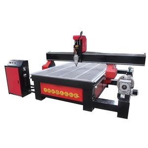 Enrutador de madera 4 aixs 1325 de alta calidad CNC con mesa de vacío con eje de rotación para madera MDF y acrílico