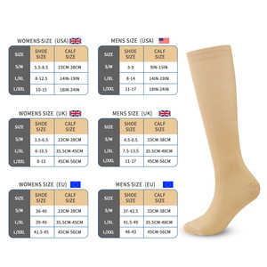 New Unisex Knee High Leg Circulation Support <strong>Stretch</strong> Pressure <strong>Socks</strong> Nursing Varicose Vein Stockings Compression <strong>Socks</strong> - Product Image 3