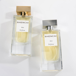 Fragrance Thick Bottom 60ml <strong>2</strong> Oz 80ml Parfum <strong>Perfume</strong> Glass High Rectangle Bottle With Pressurized Atomizer - Product Image 3