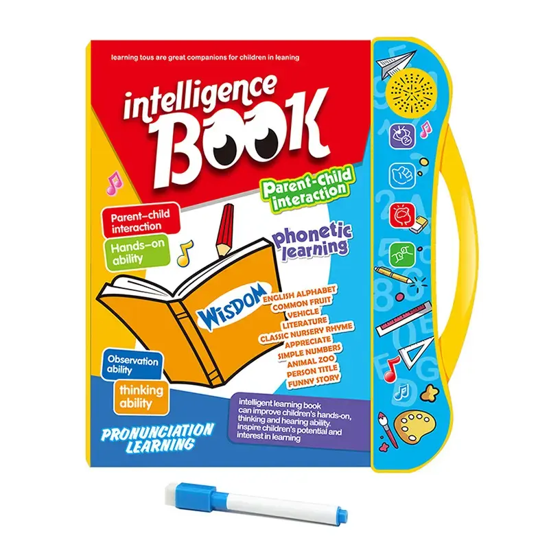 Buku intelijen anak-anak baru 2023 buku pembelajaran dini bahasa Inggris mainan pendidikan prasekolah pembelajaran anak-anak