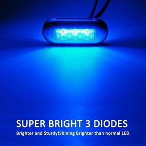 3LED <strong>LED</strong> Courtesy Light Waterproof <strong>LED</strong> Tail Lamp Boat Turn Signal Light Marine Boat <strong>Transom</strong> <strong>LED</strong> Stern Light - Product Image 4