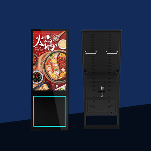 Siêu mỏng tầng thường vụ 32 "43" 49 "LCD Máy nghe nhạc quảng cáo xách tay kỹ thuật số sigmage với internet HD hiển thị quảng cáo di động máy - Product Image 1