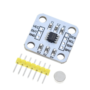 Codificador magnético AS5600, módulo de sensor de medición de ángulo de inducción magnética, alta precisión de 12 bits para aduino