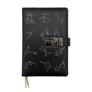 Factory Station ery Custom Journal Nachfüllbare Agenda Leder Notizbuch Tagebuch mit Code-Schloss - Product Image 1