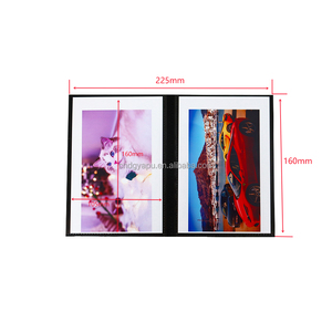 工厂定制4x 6英寸照片卡相册防水透明PVC PP定制印刷保护照片相册 - Product Image 1