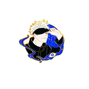 Không Có Moq Sản Xuất Tùy Chỉnh Phim Hoạt Hình Thiết Kế Demon Slayer Jujutsu Kaisen Cứng Men Pin In Hot Bán Kính Màu Kim Loại Thủ Công Mỹ Nghệ - Product Image 4