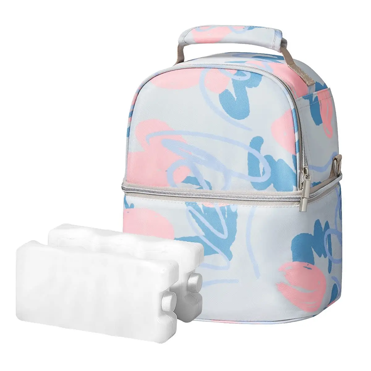 Muttermilch kühltasche mit großer Kapazität Isolierte Thermo flasche Wickelt asche Trage tasche Milch pumpen tasche Rucksack