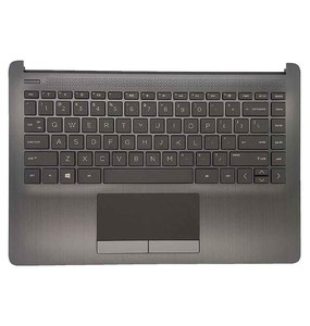 Ensamblaje de carcasa superior de repuesto para HP 14Z-DK 14-DK 14-CF 14-DF Series Laptop gris Touchpad cubierta superior pieza de computadora