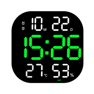 11&quot; LED Wall <strong>Clock</strong> LED <strong>Digital</strong> <strong>Clock</strong> with <strong>Countdown</strong> Function for Home Decor - Product Image 1