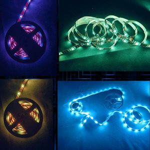 แถบไฟ LED RGB 5V 60LED /m พร้อม USB 24-Key รีโมทคอนโทรลอินฟราเรด/รีโมทคอนโทรลแถบไฟ LED RGB บลูทูธ - Product Image 5